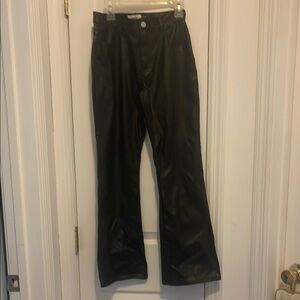 GAP girls pleather pants